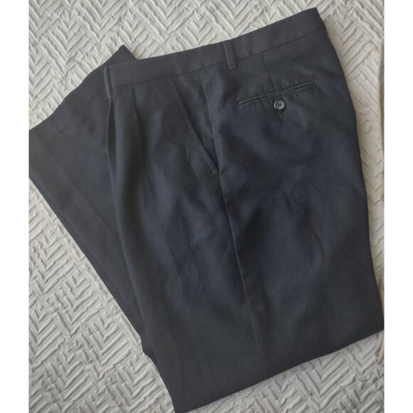 Bundle: Class Club Boys Khaki Navy Casual & Dress Pants Size 16 (h) Husky ~ EXC - Picture 2 of 10